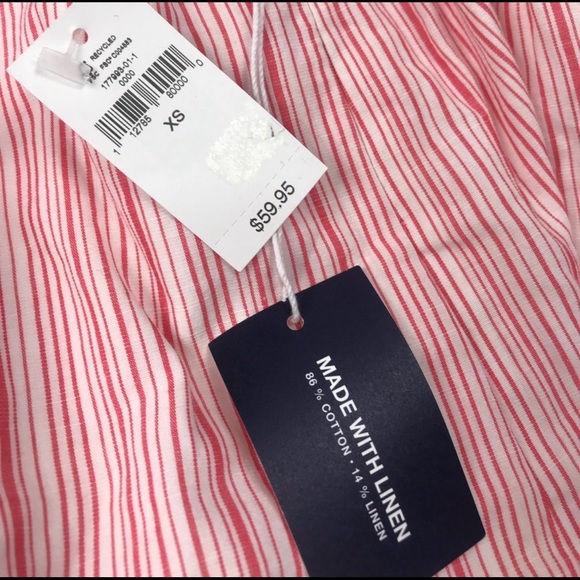 New GAP Women’s Casual Mini Striped Print White Lined Skirt Size XS - Picture 3 of 7